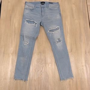 Blue Pacsun Streetwear Ripped Jeans 34W x 32L